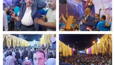 صورة كواليس  ليلة هزت أرجاء بيلا والبرلس والحامول … فؤاد عبدالدايم  يحصل علي صك النجاح بمشاركة الآلاف في مؤتمر الجرايدة  …واهالي بيلا و خط البحر : نقف  خلفك صفا واحدا