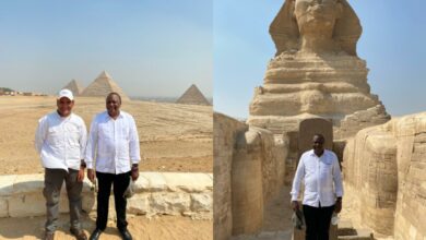 صورة رئيس كينيا من الأهرامات:إنجازات مصر الحديثة إمتداد لحضارتها العظيمة..صور