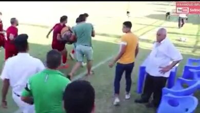 صورة مات من الفرحة.. الهدف الثانى يقضى على حياة مدرب فارسكور