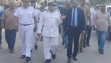 صورة حي السيده زينب يزيل سوق مسكه من شارع بورسعيد