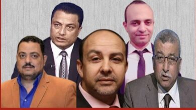 صورة بقيادة نفادى والحضرى ونصر عبده والعدس ورمضان  تدشين تنسيقية الصحفيين لدعم الدولة المصرية