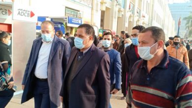 صورة رسلان وعبد الله يتفقدان سير العمل بمحطة مصر ويقدمان التهنئة للقيادات الأمنية