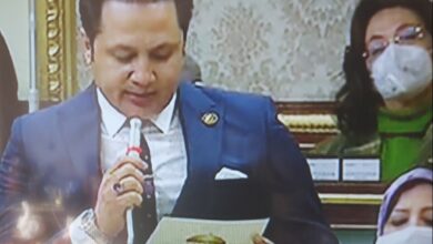 صورة النائب سيد سمير يؤدي اليمين الدستورية بـ«النواب»