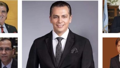 صورة اباظة وابو هاشم وسويلم وهند ومشهور .. كيف هنأ  دينامو الشيوخ العقيد احمد عبدالجواد فرسان الشرقية بفوزهم في لجان البرلمان؟