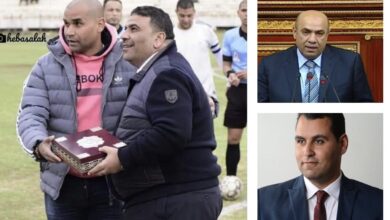 صورة عايز وحوش في الملعب ..بالصور كيف استغل رئيس نادي بلبيس اصدقاءه نواب  فاقوس ليعتلي فريقه قمة المجموعة العاشرة