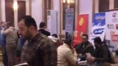 صورة اقبال شبابي كثيف على ملتقي التوظيف بالمرج تحت رعاية النواب ” خالد مصطفى والبنا و احمد على “