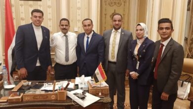 صورة بدعوة من النائب حاتم عبدالعزيز ..بالصور  برلمان شباب الشرقية  يزورون متحف ومكتبة مجلس النواب