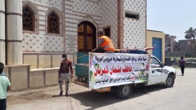 صورة النائب عاطف كعربان يقود اكبر حملة لتعقيم وتطهير دائرة المنشاه بسوهاج