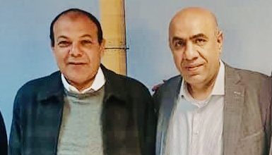 صورة صديقان في مهمة رسمية ..  علاء عبدالنبي وعبدالله لاشين سفراء فوق العادة تحت القبة