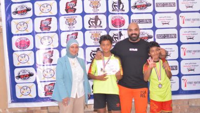 صورة بالصور .. نجلا الشهيد عادل عبد الحميد يفوزان بالميداليتين الذهبية والفضية فى بطولة الجوجيتسو