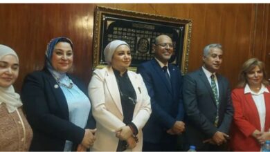 صورة النائبة ولاء التمامى تشارك فى الجمعية العمومية للاتحاد العام لنقابات عمال مصر