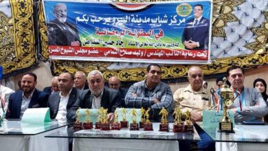 صورة تحت رعاية حزب مستقبل وطن بدمياط وبدعم نواب الحزب “الحصي والتمامي وابوحجازي” ختام بطولة المرحوم جاد حسين السنباطى بمركز شباب السرو وتوزيع الجوائز علي الفرق المتسابقة