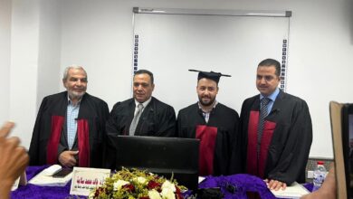 صورة الطبيب صبحى حجازى يحصل على درجة الماجستير من جامعة بنها فى «استقبالية بطانة الرحم أثناء الاباضة المستحثة»