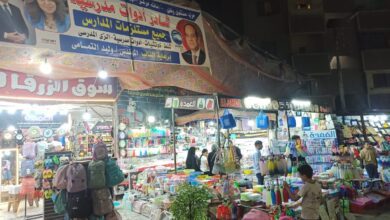 صورة بأسعار مخفضة ..إقبال كبيرمن آهالي مدينةالزرقا علي معرض الادوات المدرسية لحزب مستقبل وطن تحت رعاية نواب الحزب التمامي وابوحجازي