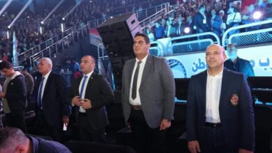 صورة قيادات حزب مستقبل وطن يدعون المواطنين بدمياط بكثافة المشاركة و اللاصطفاف أمام لجان الانتخابات الرئاسية لتكون رسالة هامة للخارج