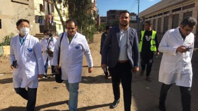 صورة بالصور: ختام عمل القافلة الطبية المجانية بقريةكفرالمياسرة بحضور خبراء يابانيين في مجال الكبد وإقبال كبير من الآهالي لتلقي العلاج
