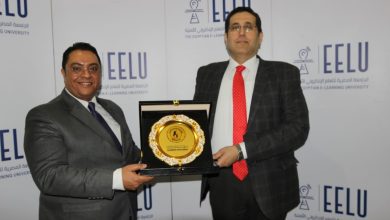 صورة الجامعة المصرية للتعلم الإلكتروني الأهلية توقّع بروتوكول تعاون مع إعداد القادة خلال الملتقي التدريبي ببورسعيد .