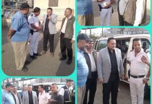 صورة رئيس مدينة كفر صقر الجديد شعلة نشاط لا تتوقف ..قام بجولات مفاجئة علي المواقف والمخابز ومختلف المصالح .. و  الوحدة المحلية بالهجارسة تواصل نشاطها الكبير  لتوفير الخدمات للمواطنين