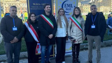 صورة سندريلا البرلمان المصرى تشارك في مبادرة سلام دولية بإيطاليا «كرة القدم في مواجهة الحروب»